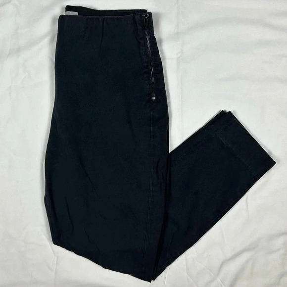 Everlane Side Zip Stretch Cotton Pants in Black - Picture 4 of 8